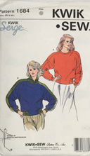 Load image into Gallery viewer, 1980&#39;s Vintage Sewing Pattern: Kwik Sew 1684
