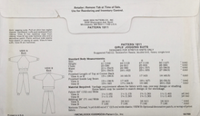 Load image into Gallery viewer, 1980&#39;s Vintage Sewing Pattern: Kwik Sew 1911
