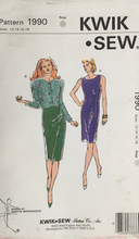 Load image into Gallery viewer, 1990&#39;s Vintage Sewing Pattern: Kwik Sew 1990
