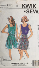 Load image into Gallery viewer, 1990&#39;s Vintage Sewing Pattern: Kwik Sew 2151
