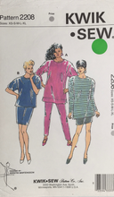 Load image into Gallery viewer, 1990&#39;s Vintage Sewing Pattern: Kwik Sew 2208
