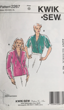 Load image into Gallery viewer, 1990&#39;s Vintage Sewing Pattern: Kwik Sew 2267
