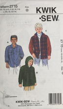 Load image into Gallery viewer, 1990&#39;s Vintage Sewing Pattern: Kwik Sew 2715
