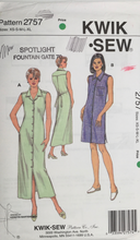 Load image into Gallery viewer, 1990&#39;s Vintage Sewing Pattern: Kwik Sew 2757
