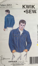 Load image into Gallery viewer, 1990&#39;s Sewing Pattern: Kwik Sew 3251
