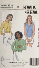 Load image into Gallery viewer, 1990&#39;s Sewing Pattern: Kwik Sew 3339
