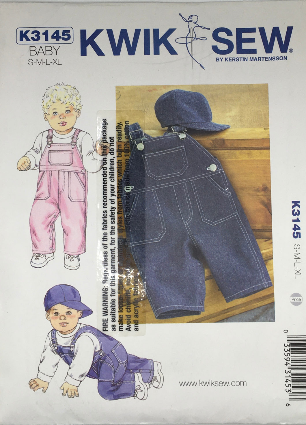 2012 Sewing Pattern: Kwik Sew K3145