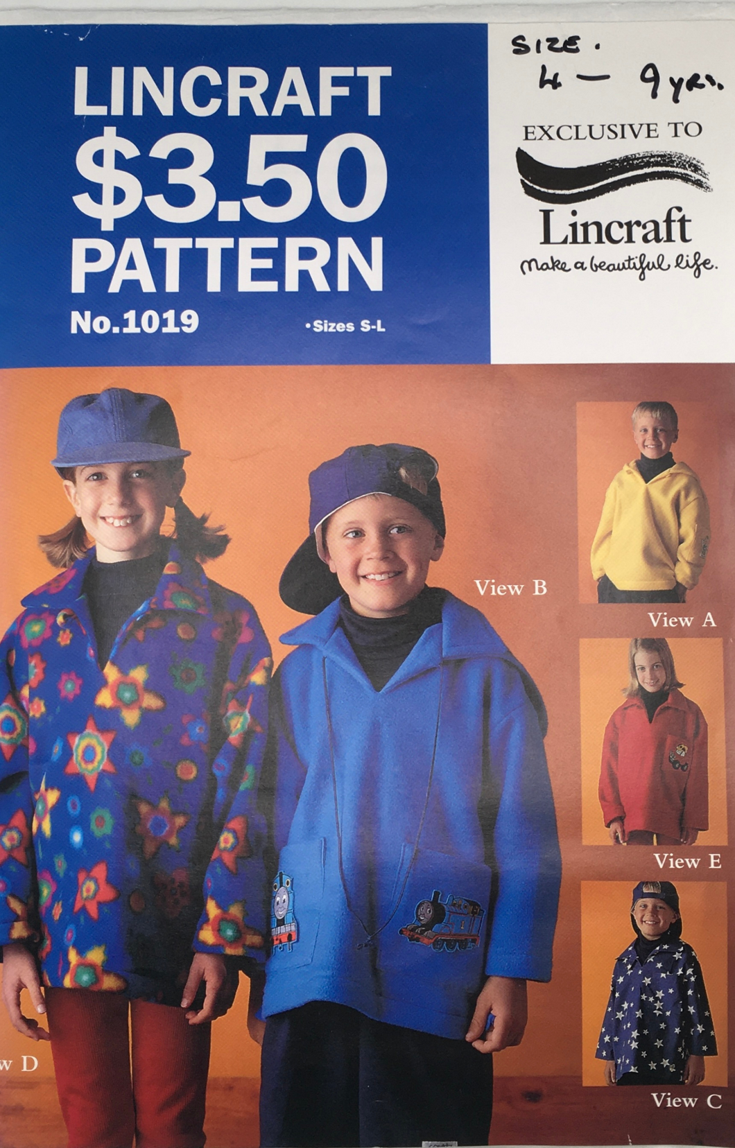 Vintage Sewing Pattern: Lincraft 1019