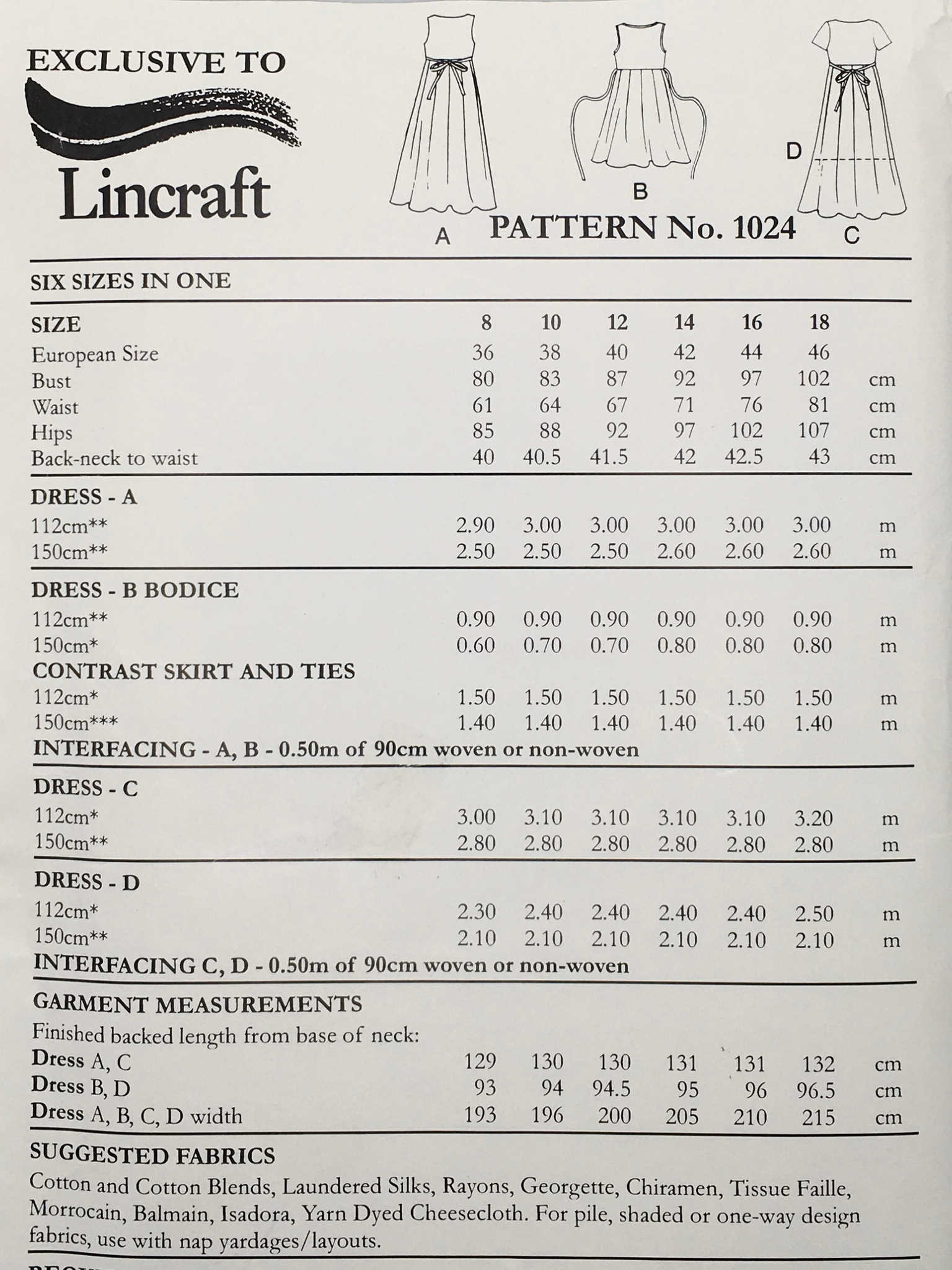 Simplicity Patterns – Lincraft