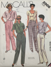 Load image into Gallery viewer, 1985 Vintage Sewing Pattern: McCalls 2008
