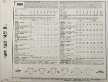 Load image into Gallery viewer, 1985 Vintage Sewing Pattern: McCalls 2090
