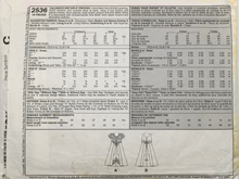 Load image into Gallery viewer, 1999 Vintage Sewing Pattern: McCalls 2536
