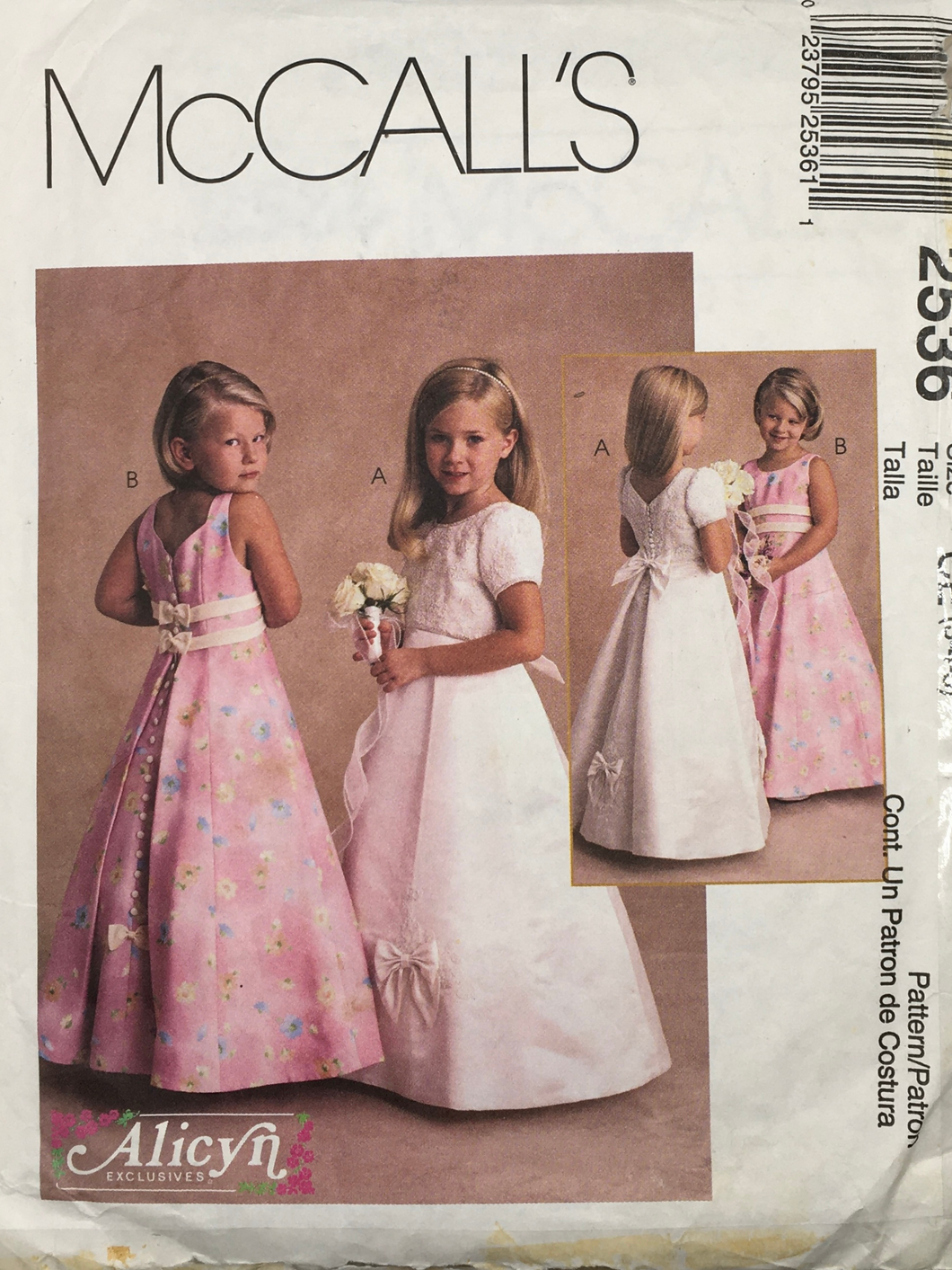 1999 Vintage Sewing Pattern: McCalls 2536