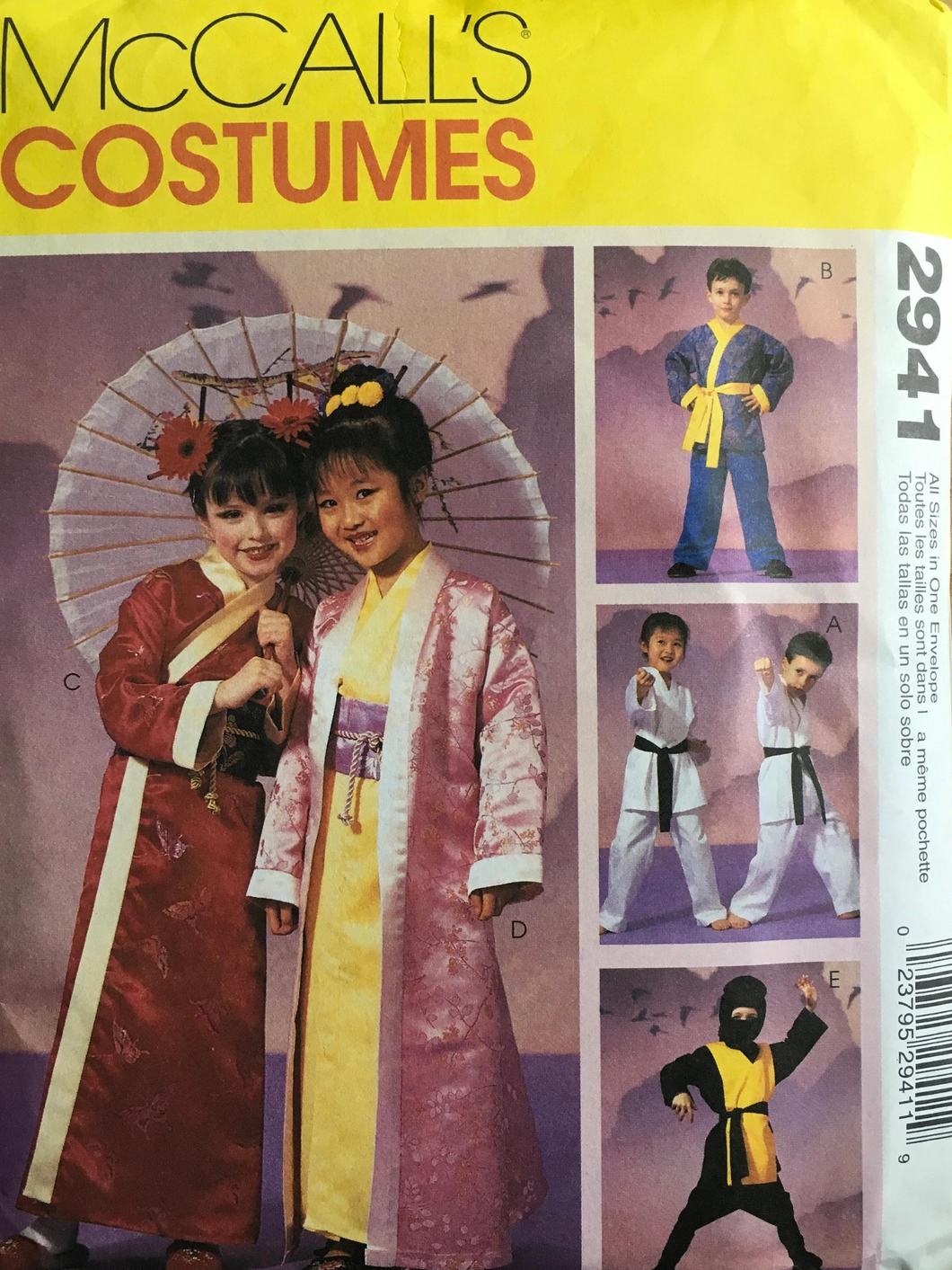 2000 Sewing Pattern: McCalls 2941