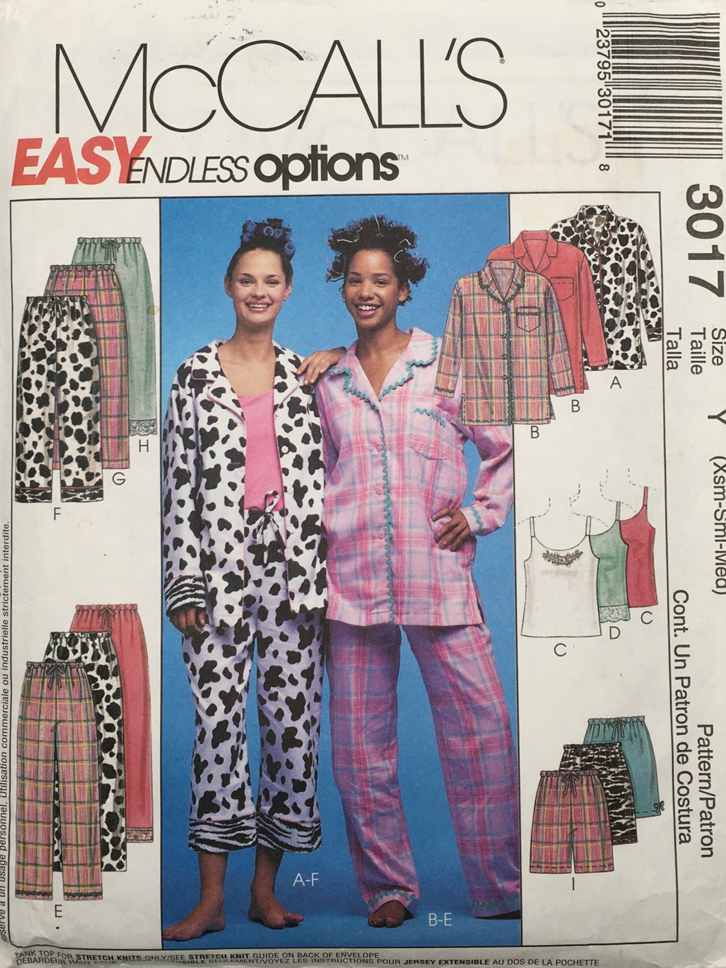 2000  Sewing Pattern: McCalls 3017