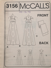 Load image into Gallery viewer, 2001 Sewing Pattern: McCalls 3156
