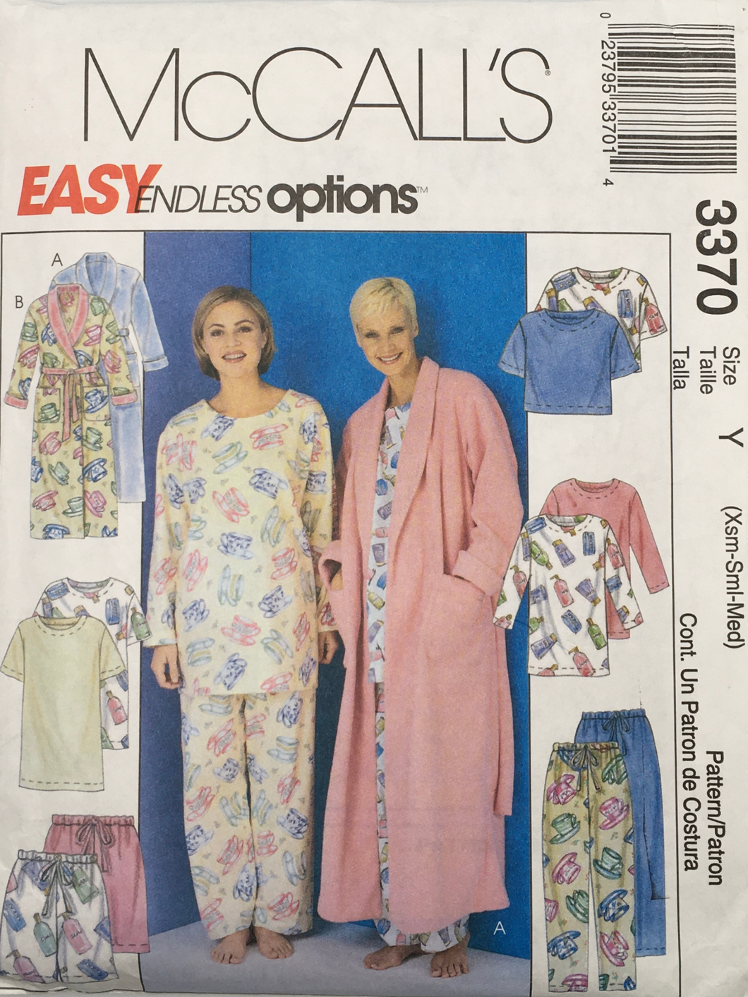 2001  Sewing Pattern: McCalls 3370