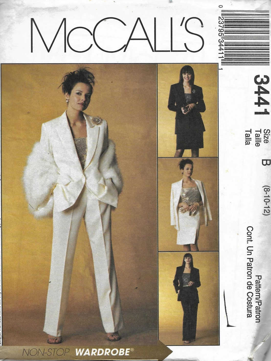 2001 Sewing Pattern: McCalls 3441