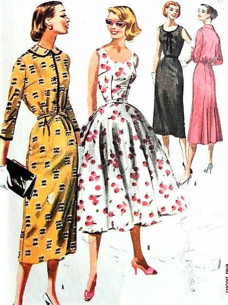 1950's Vintage Sewing Pattern: McCalls 3682