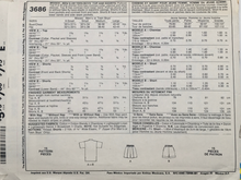 Load image into Gallery viewer, 1988 Vintage Sewing Pattern: McCalls 3686

