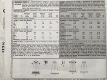 Load image into Gallery viewer, 2002 Sewing Pattern: McCalls 3689
