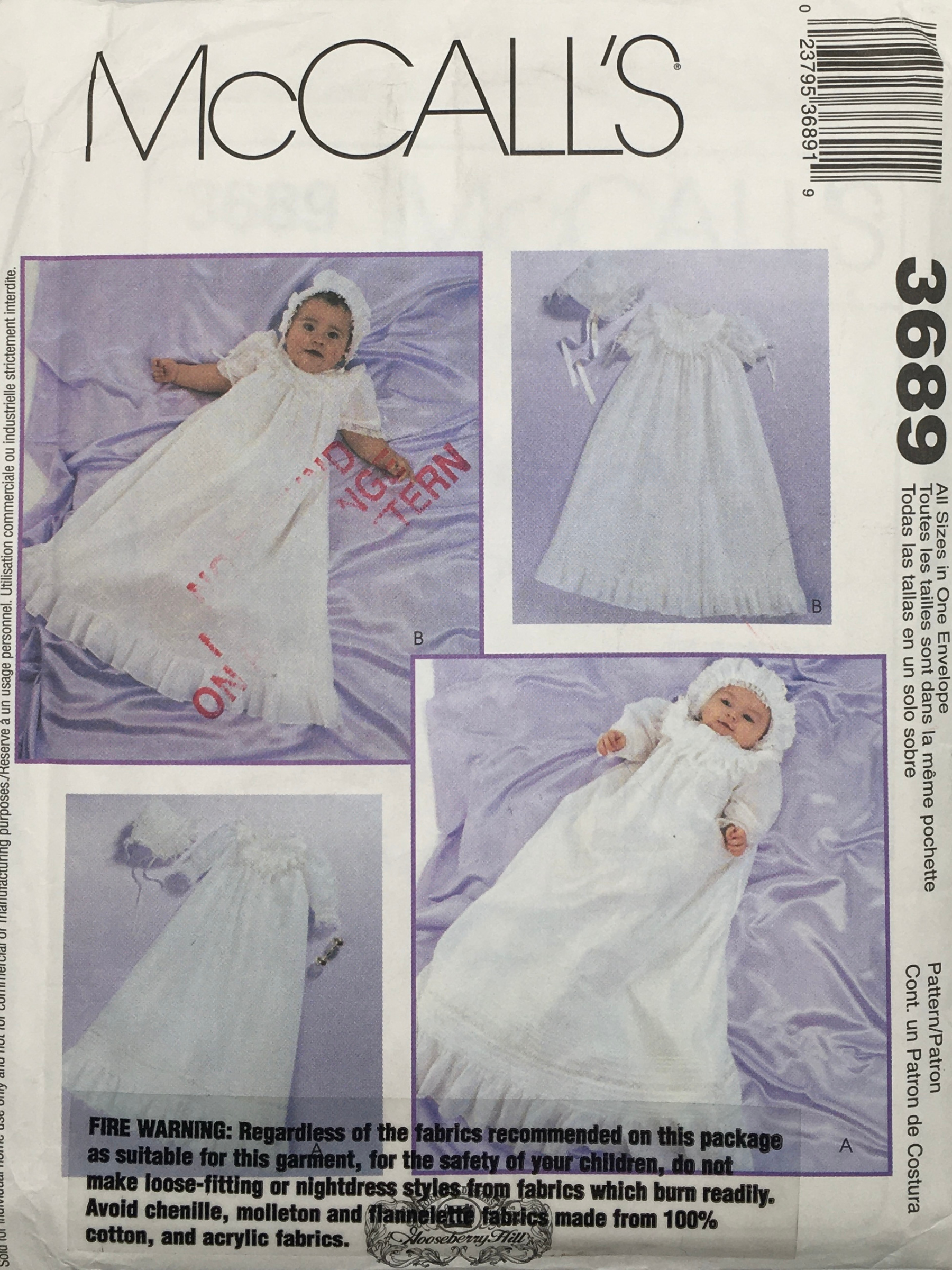 2002 Sewing Pattern: McCalls 3689 – Vintage Stitch Australia