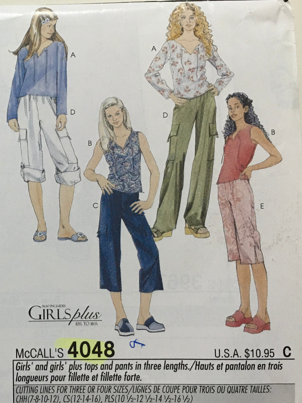 2003 Sewing Pattern: McCalls 4048