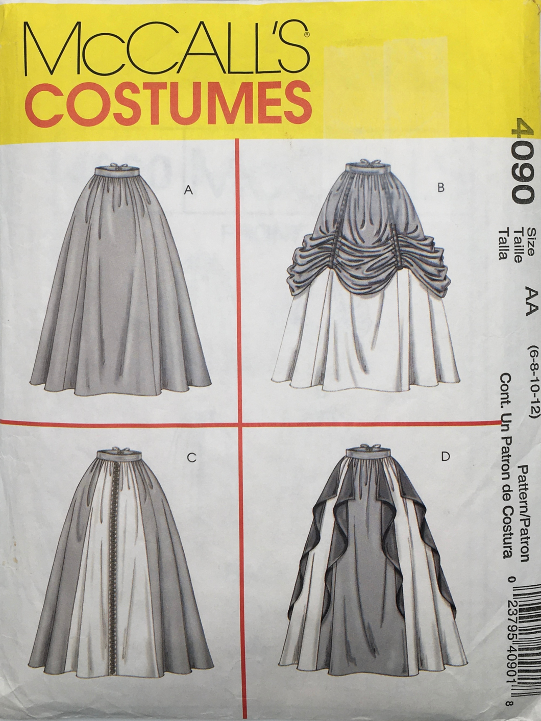 Sewing Pattern: McCalls 4090