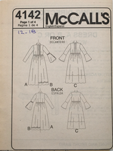 Load image into Gallery viewer, 2003 Sewing Pattern: McCalls 4142
