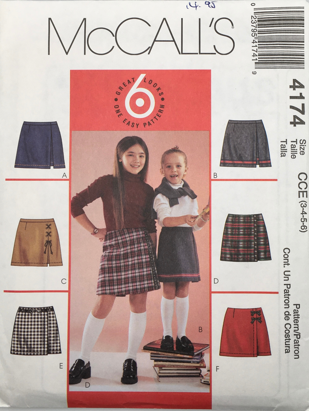 2003 Sewing Pattern: McCalls 4174