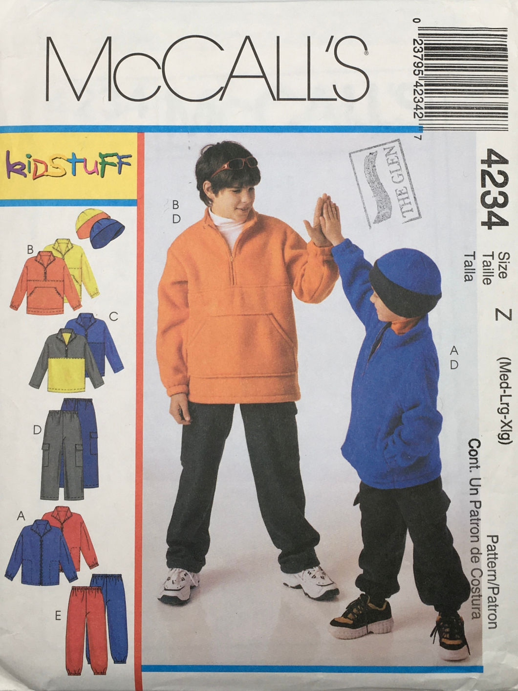 2003  Sewing Pattern: McCalls 4234