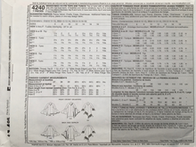 Load image into Gallery viewer, 2003 Sewing Pattern: McCalls 4240
