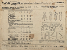 Load image into Gallery viewer, 1960’s Vintage Sewing Pattern: McCalls 4600
