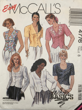 Load image into Gallery viewer, 1990 Vintage Sewing Pattern: McCalls 4776
