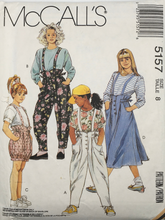 Load image into Gallery viewer, 1990 Vintage Sewing Pattern: McCalls 5157
