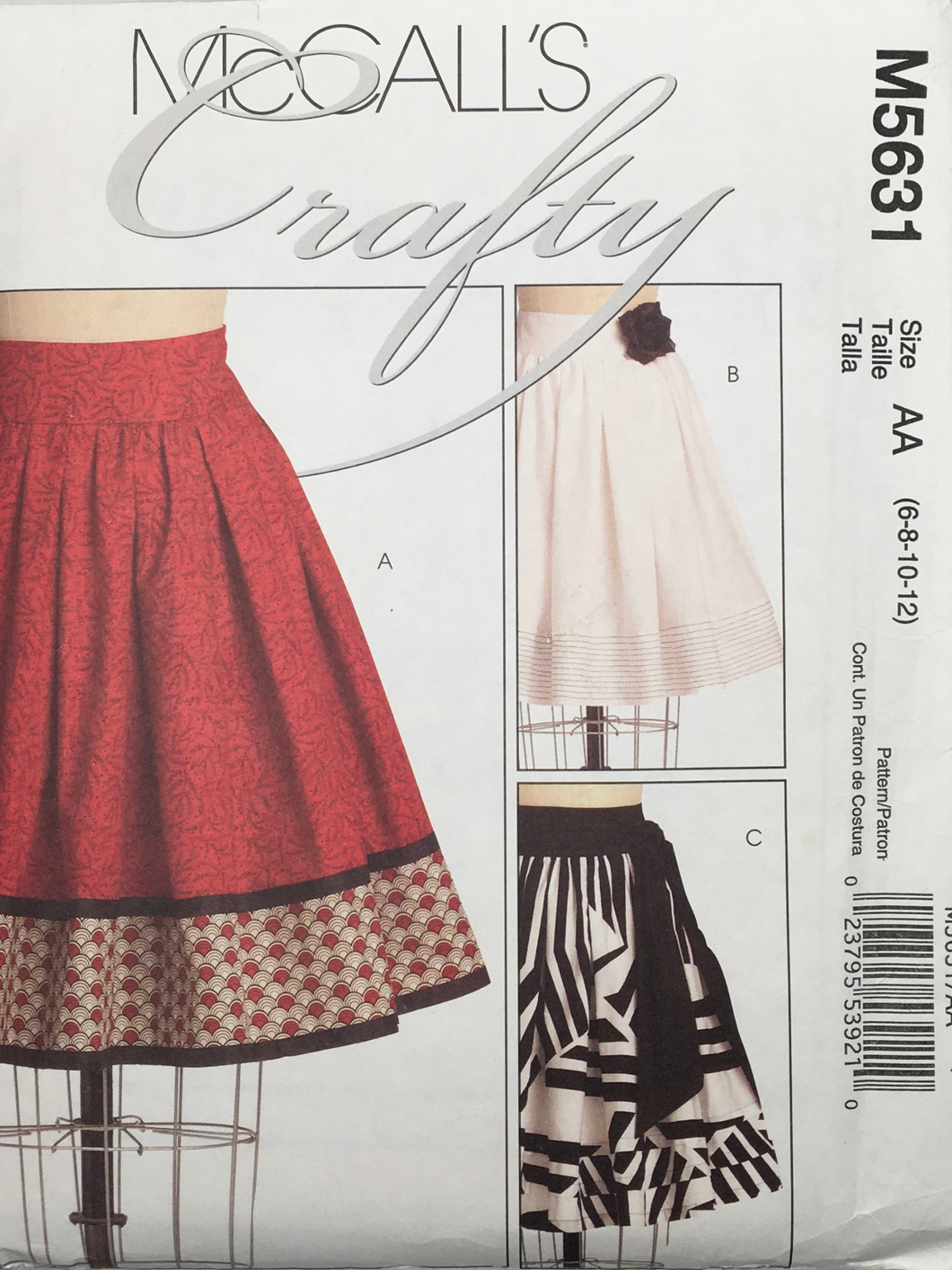 2008  Sewing Pattern: McCalls M5631