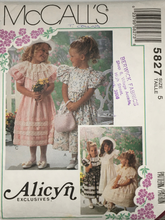 Load image into Gallery viewer, 1992 Vintage Sewing Pattern: McCalls 5827
