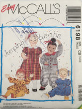 Load image into Gallery viewer, 1992 Vintage Sewing Pattern: McCalls 6198
