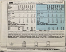 Load image into Gallery viewer, 1979 Vintage Sewing Pattern: McCalls 6848
