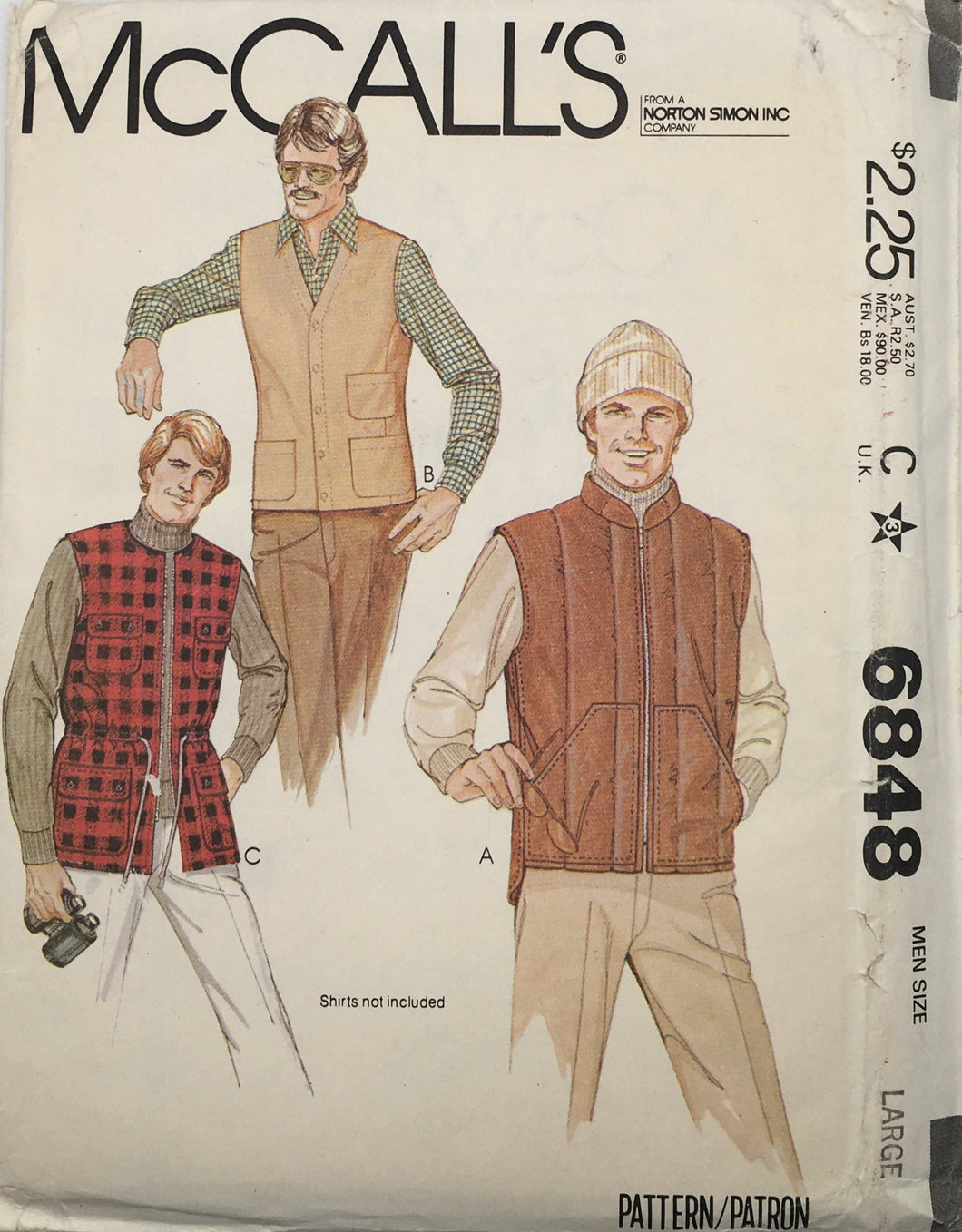 1979 Vintage Sewing Pattern: McCalls 6848