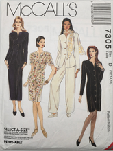 Load image into Gallery viewer, 1994 Vintage Sewing Pattern: McCalls 7305
