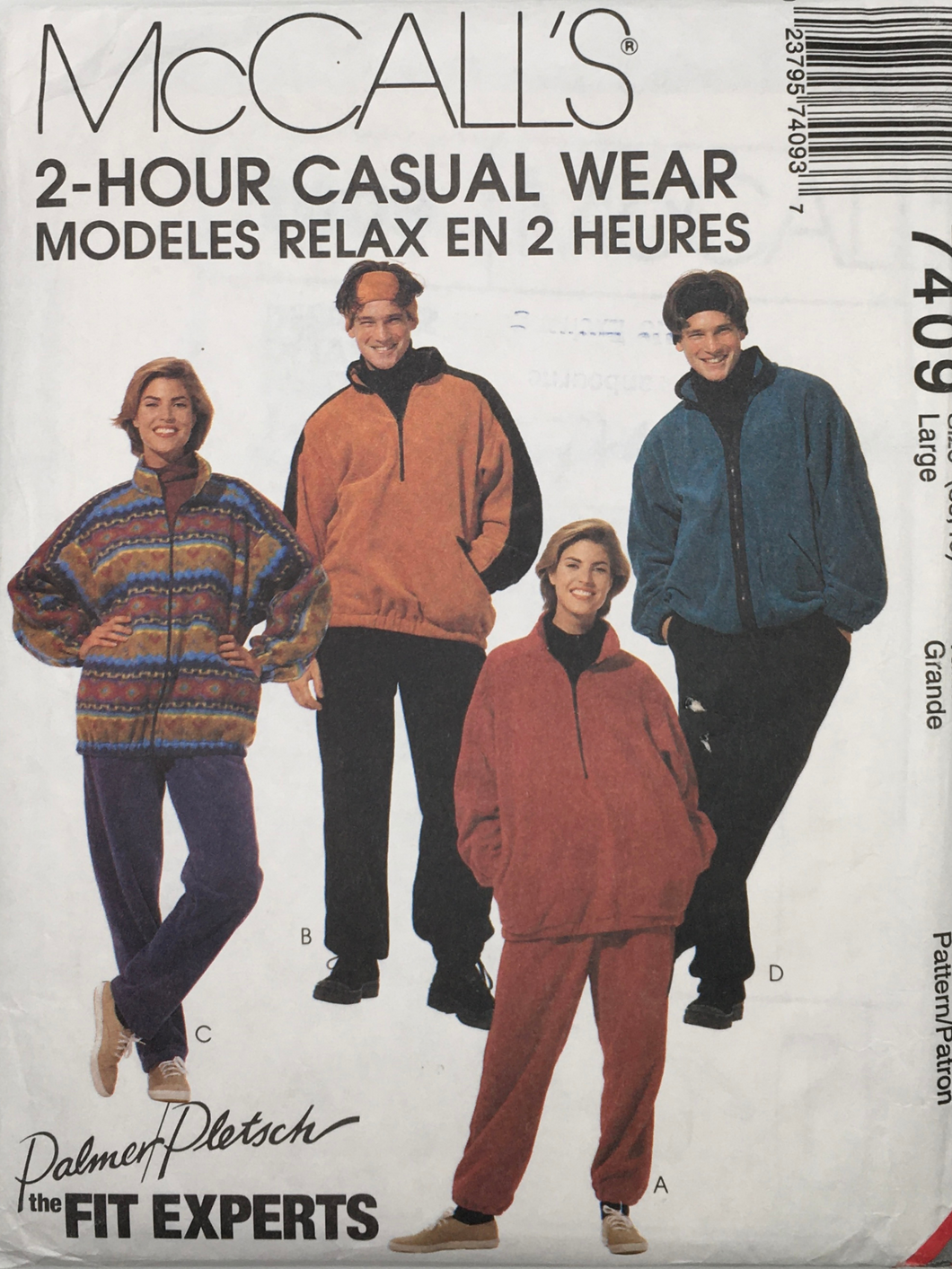 1994 Vintage Sewing Pattern: McCalls 7409