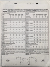 Load image into Gallery viewer, 1995 Vintage Sewing Pattern: McCalls 7518
