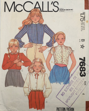 Load image into Gallery viewer, 1981 Vintage Sewing Pattern: McCalls 7683
