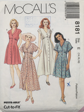 Load image into Gallery viewer, 1996 Vintage Sewing Pattern: McCalls 8181
