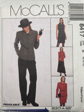 Load image into Gallery viewer, 1996 Vintage Sewing Pattern: McCalls 8417
