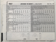 Load image into Gallery viewer, 1997 Vintage Sewing Pattern: McCalls 8601
