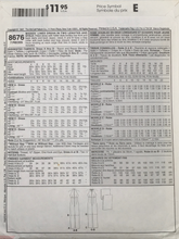 Load image into Gallery viewer, 1997 Vintage Sewing Pattern: McCalls 8676
