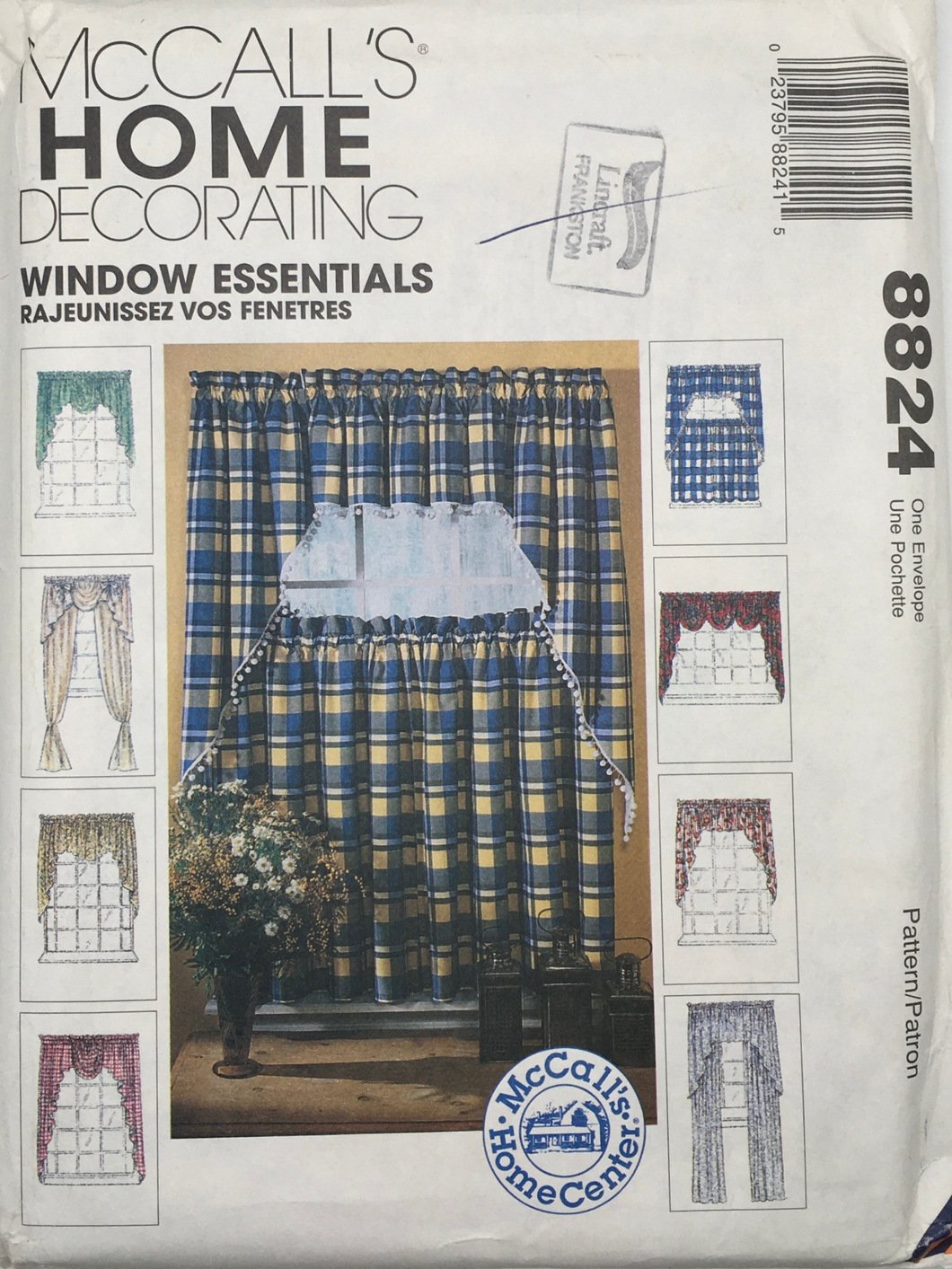 1997 Vintage Sewing Pattern: McCalls 8824