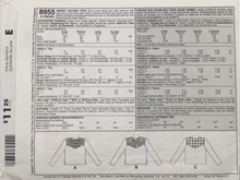 Load image into Gallery viewer, 1997 Vintage Sewing Pattern: McCalls 8955
